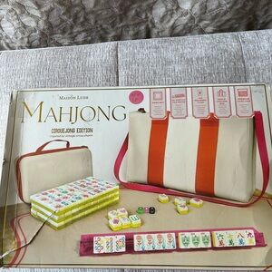 Cirquejong Edition Mahjong Set in Cream and Orange